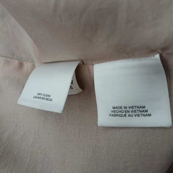 NWT Anne Klein 12 Blazer Jacket Open Front Cropped Sleeves Ballet Tweed Weave - Picture 11 of 12